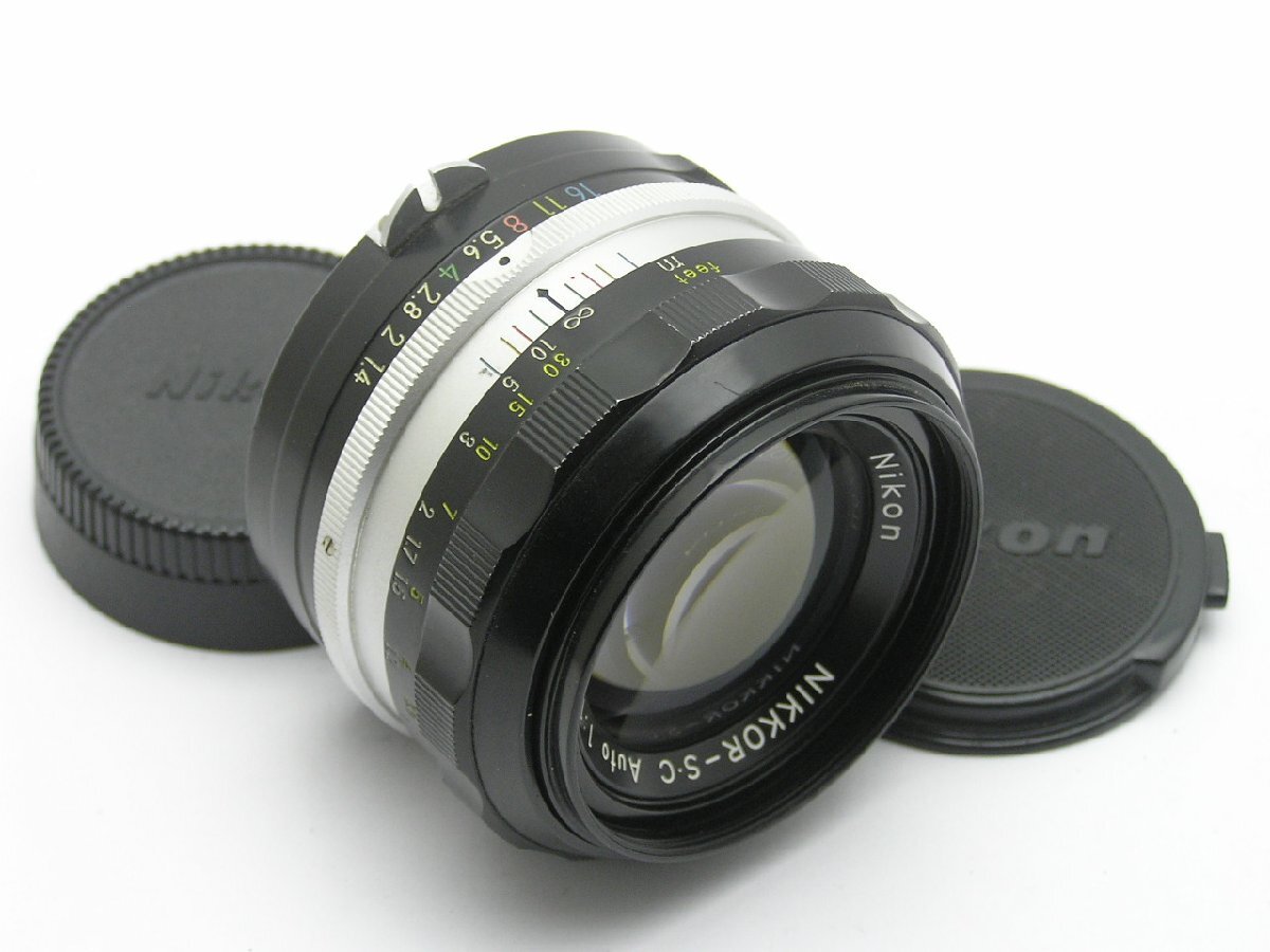 ★1円★ハローカメラ★0952 ニコン Nikon 非Ai NIKKOR-S.C Auto 1:1.4 f=50mm No.1296686 カビ跡有 難有動作品 要清掃