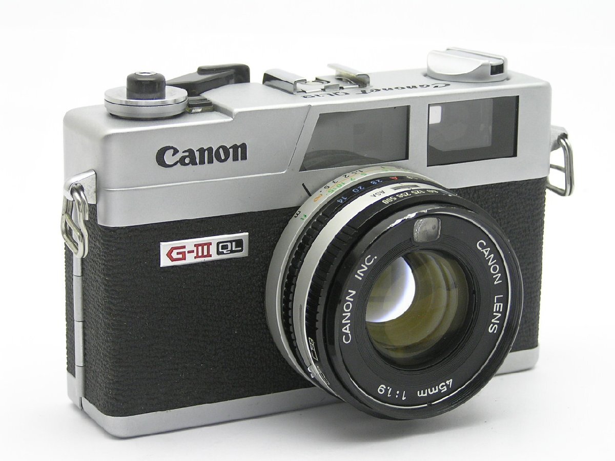 ★1円★ハローカメラ★0897 キャノン Canon Canonet G-III 45mm 1:1.9 No.A 40772 【整備済み】動作品 ★即決あり