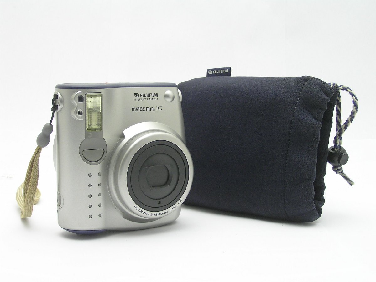 ★1円★ハローカメラ★0899 フジフィルム FUJIFILM instax mini 10 チェキ 動作品現状 Case付 動作品、現状、即決有り★★