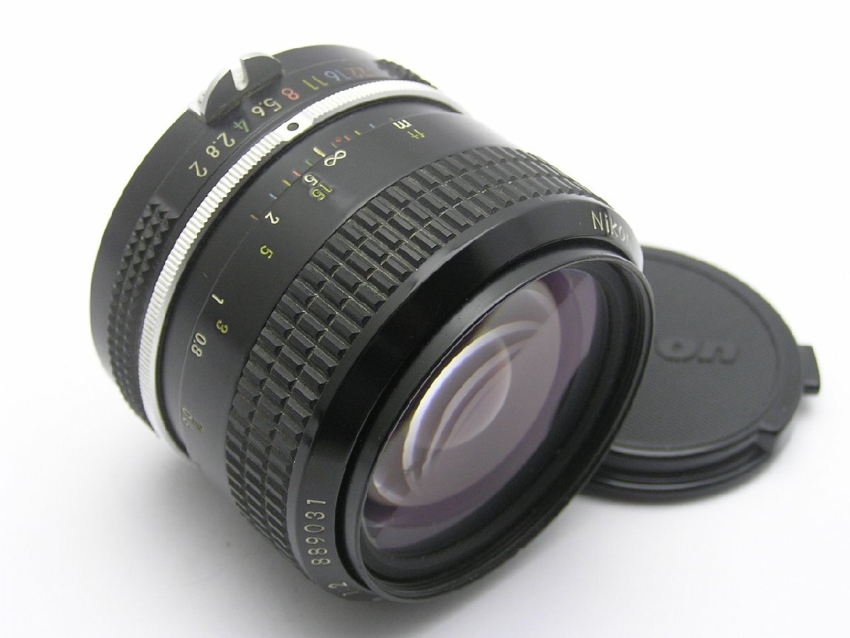 1円★ハローカメラ★0910　ニコン Nikon 非Ai NIKKOR 35mm 1:2 No.889031 動作品 現状 即決有り★★