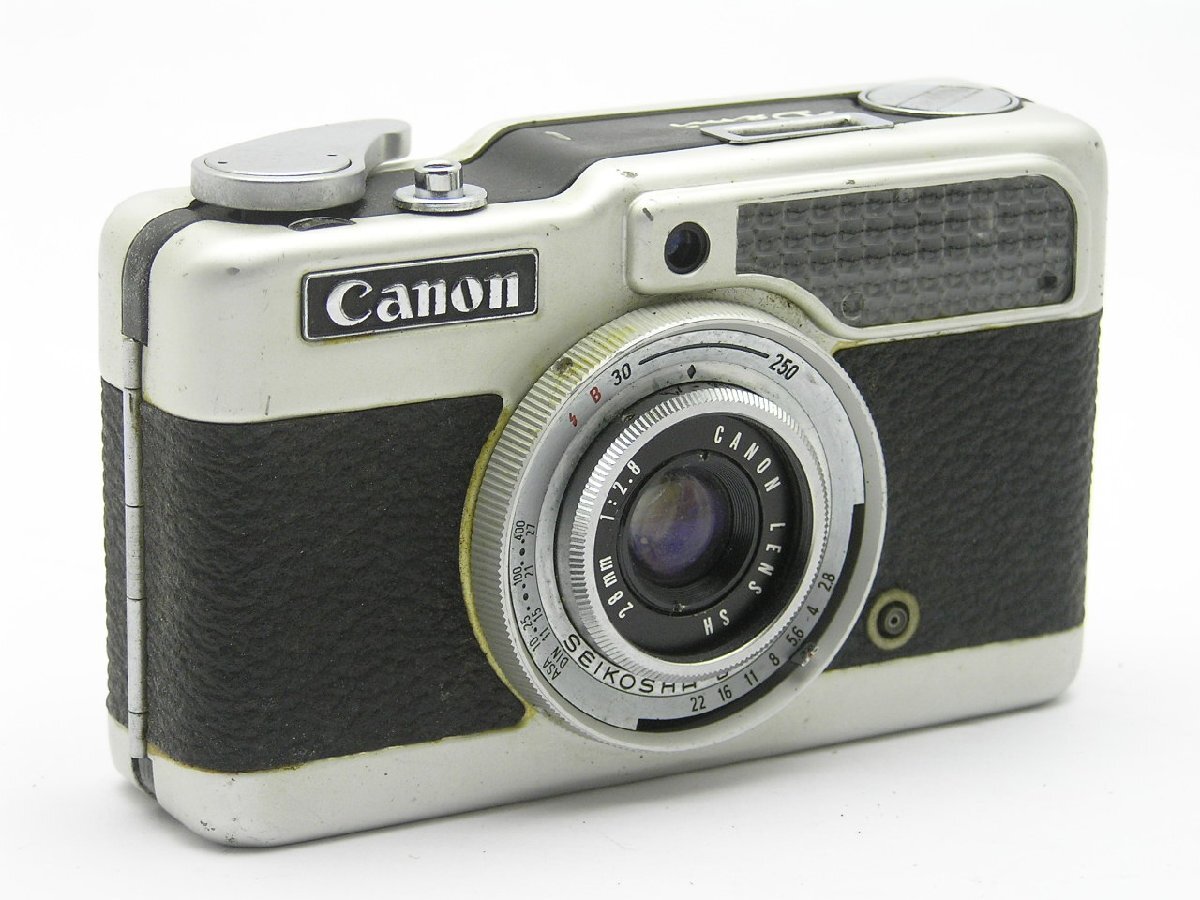 1円★ハローカメラ★0976　キャノン Canon Demi CANON LENS SH 28mm 1:2.8 【要清掃：要修理】動作品ジャンク扱い 即決有り