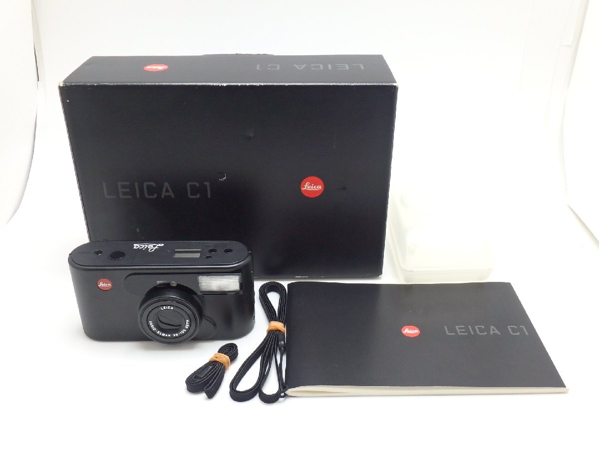 1円スタート★ハローカメラ★ 1041 ライカ Leica C1 (Black) 38～105 mm B.2715860 難あり動作品 箱つき 即決あり