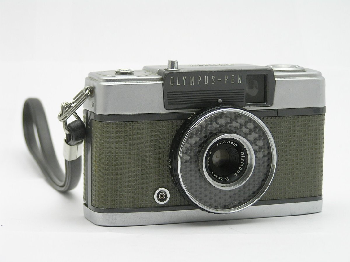 1円★ハローカメラ★1099 オリンパス OLYMPUS-PEN EE D.Zuiko 1:3.5 f=2.8cm No.778802 赤ベロ出ない.メーター作動せず 部品取りジャンク