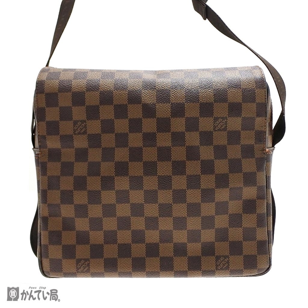 LOUIS VUITTON ルイ ヴィトン ナヴィグリオ N45255 SR0095 ブラウン ダミエ フラップ開閉式 ショルダー バッグ 斜め掛け 鞄 通勤 通学 旅行