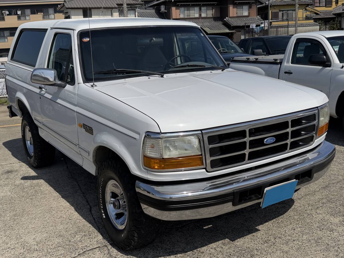美車　機関好調　1996年　フォード　ブロンコ XLT 4WD 1ナンバー　車検令和8年10月　　実走行95200マイル