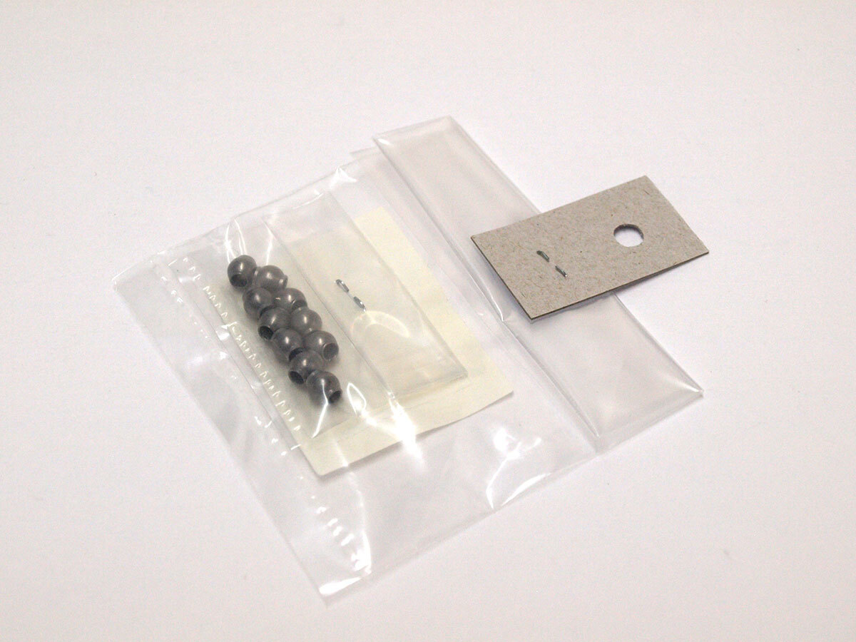 【M1962A】タミヤ 6MMアッパーサスボール(グレーX10)(TRF103) 新品（RC ラジコン 田宮 希少 F-1 スペア パーツ N001）