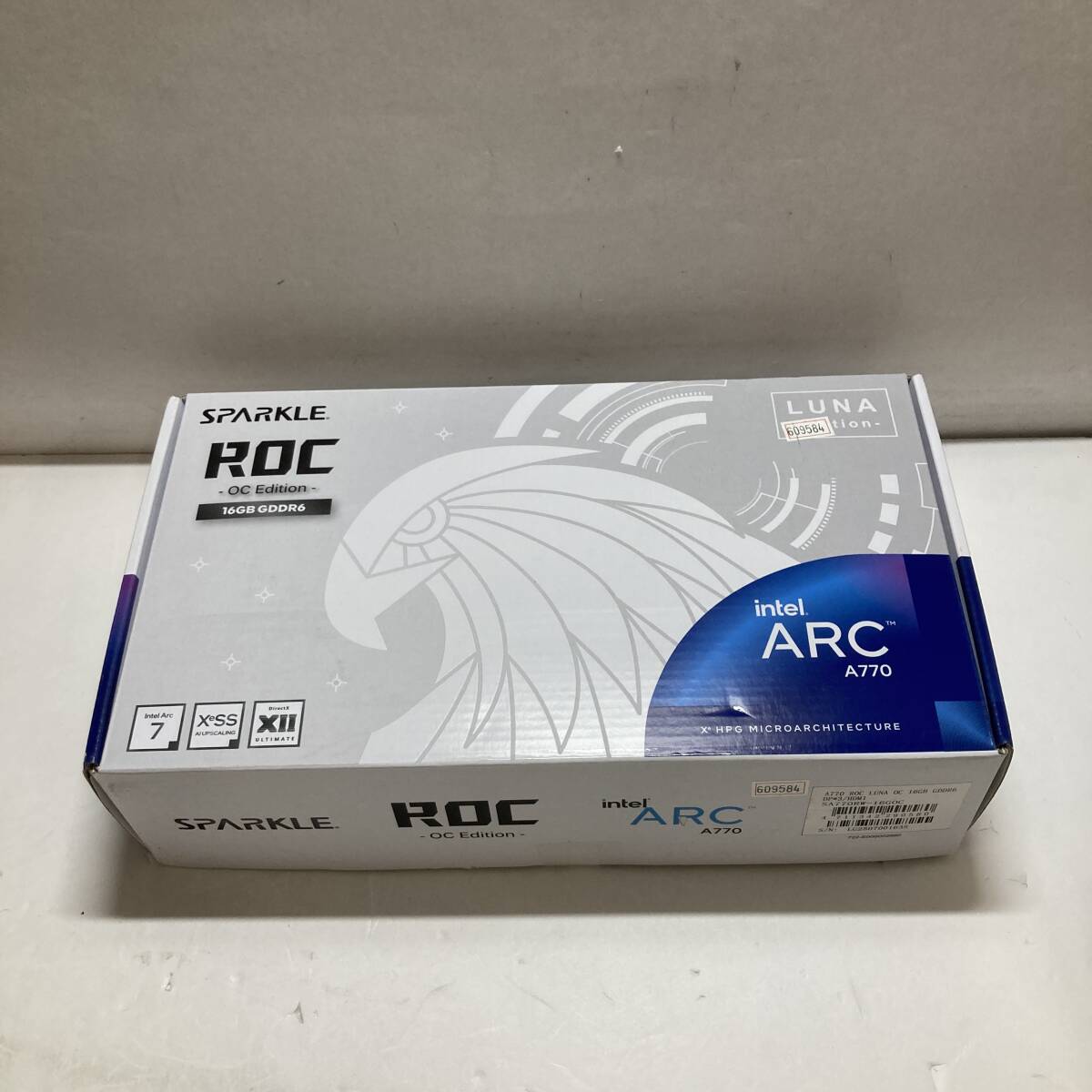 ★☆2202059 美品・保証付き SPARKLE Intel Arc A770 ROC Luna OC Edition 16GB SA770RW-16GOC/B0D1RDHSK7/4711342290580