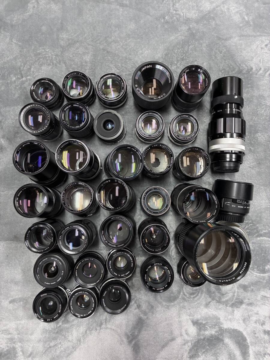 ジャンク まとめて 大量 色々 たくさん 単焦点レンズ 35点ほど #J260330-1