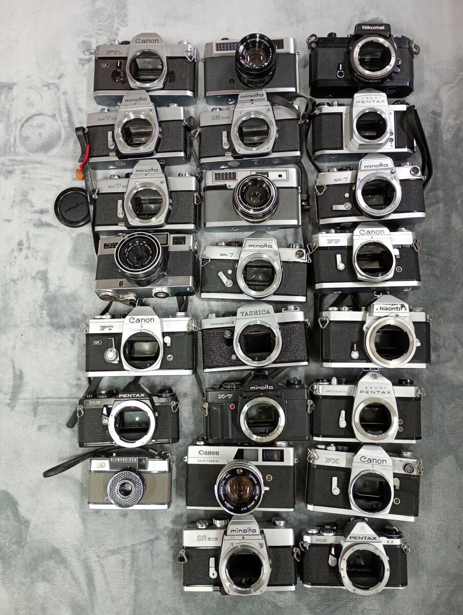 ジャンク まとめて 大量 色々 たくさん レンジファインダー 鉄製カメラ他 23点ほど #J260327-5