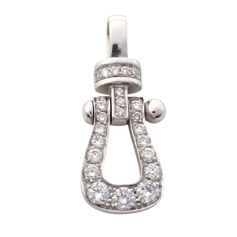 FRED フレッド フォース10 フル ダイヤ ダイヤモンド ネックレストップ ペンダントトップ ネックレス ペンダント パヴェ 750 K18 WG 4730
