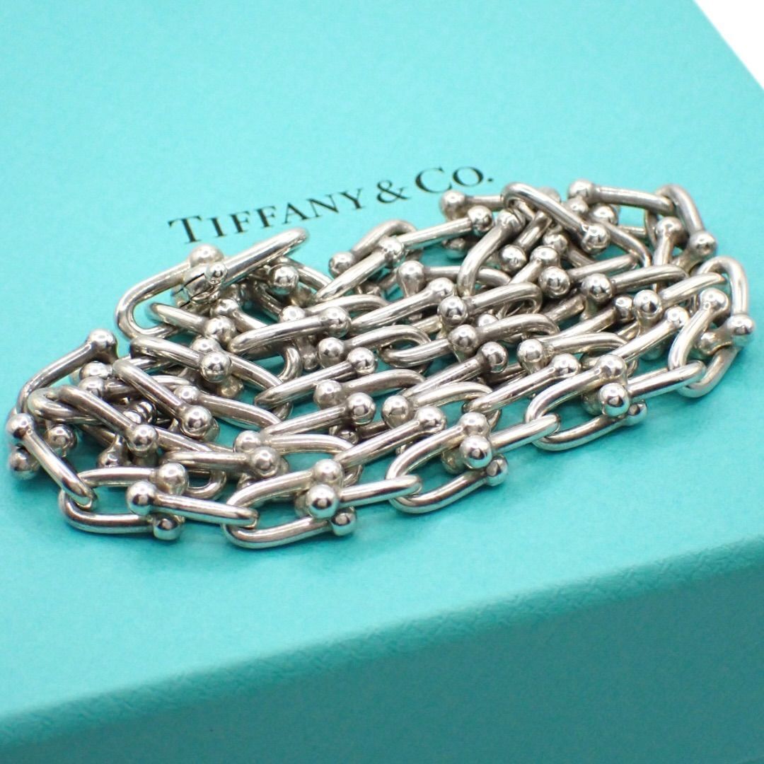 箱 Tiffany & Co. ティファニー ハードウェア スモール リンク ネックレス 925 シルバー 4778