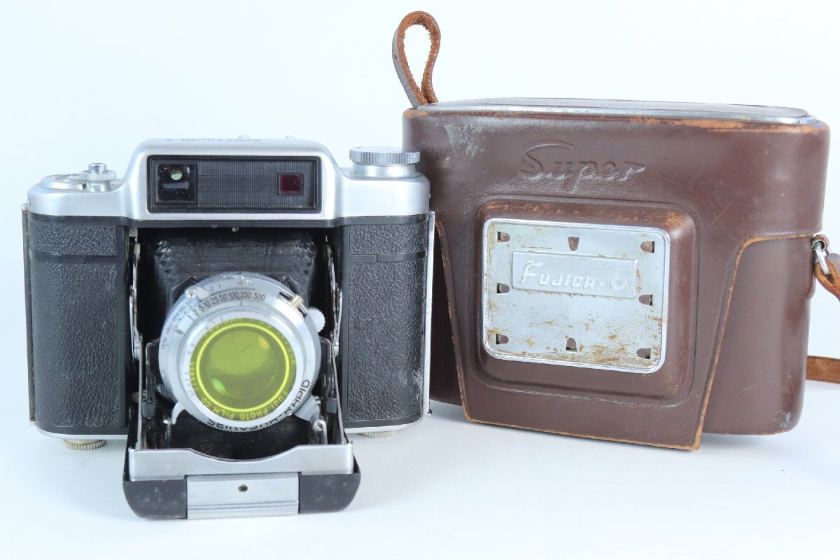 FUJIFILM 富士フイルム SUPER FUJICA 6 フジカ 蛇腹カメラ フィルム レトロ コレクション 1014-MS