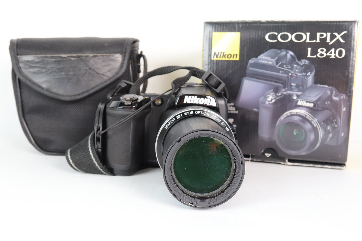 Nikon ニコン COOLPIX クールピクス L840 デジタルカメラ デジカメ ブラック 1084-MS