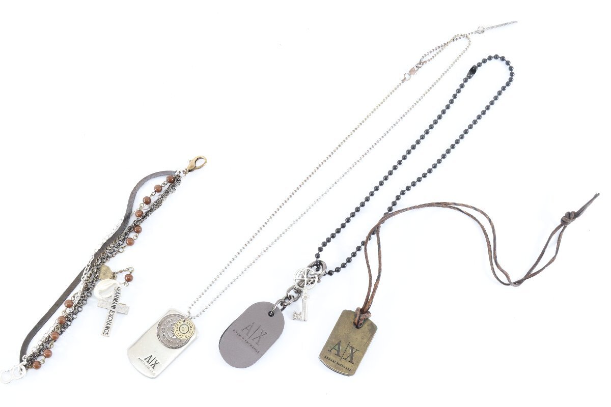 【4点】ARMANI EXCHANGE アルマーニエクスチェンジ アクセサリー キーホルダー メンズ まとめ売り 0972-AM