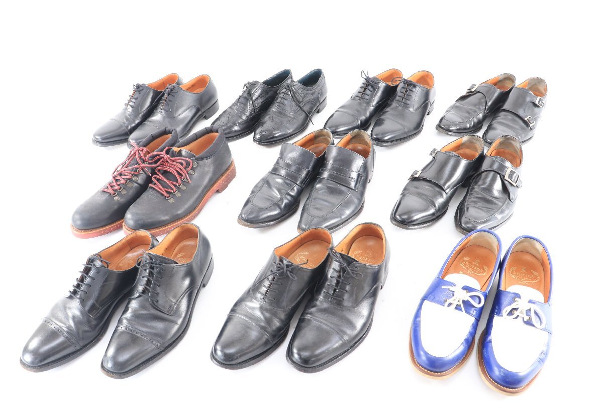 【10点】SCOTCH GRAIN スコッチグレイン レザー 革靴 サイズ25 1/2 26 メンズ シューズ 紳士 まとめ売り 1018-AM