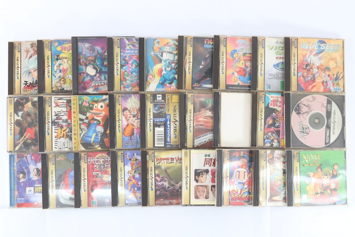 【27点】SEGASATURN セガサターン プレステ ゲーム ソフト カセット まとめ売り 0996-AM