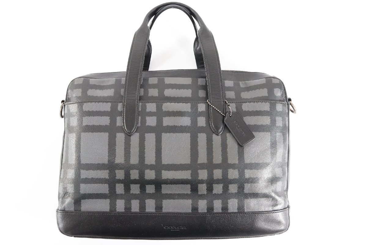 COACH コーチ G1777-F11187 ハミルトン ワイルドプラチナプリント ハンド ビジネスバッグ ブリーフケース 手提げ 鞄 1099-MS