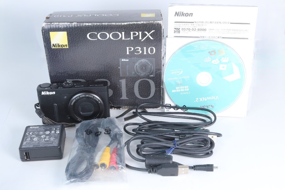 Nikon ニコン COOLPIX クールピクス P310 デジカメ デジタルカメラ コンパクトカメラ ブラック 箱付き 1095-AM