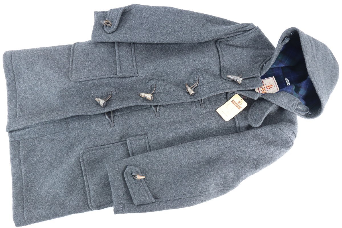 BARACUTA バラクータ ダッフルコート サイズ40 メンズ アウター 紳士服 グレー 0930-AM①