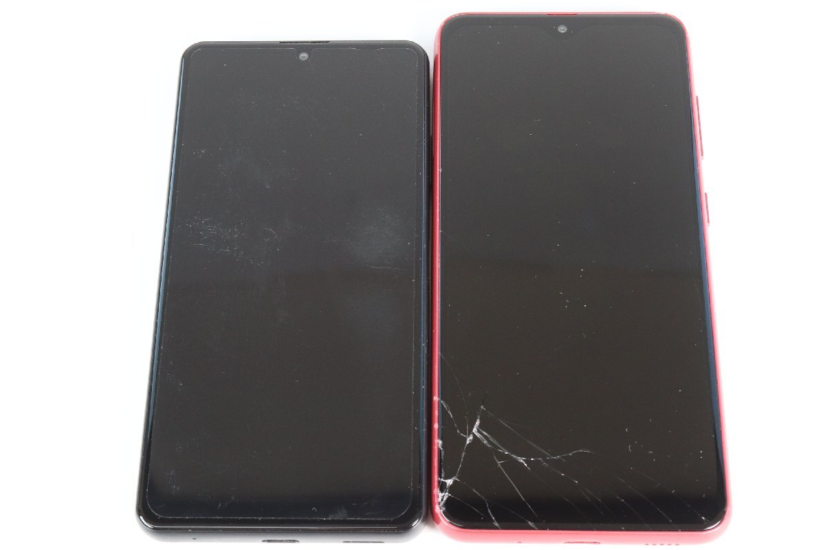 【2点】SONY docomo XPERIA SO-41B/Galaxy SC-56B スマホ スマートフォン レッド ブラック 1088-MS