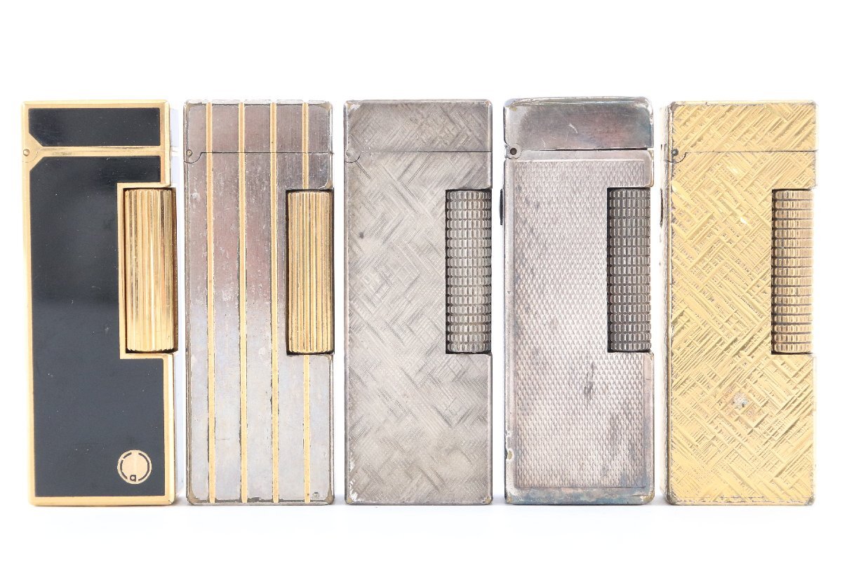 【5点】dunhill ダンヒル ライター ガスライター　喫煙具 喫煙グッズ まとめ売り 1047-AM