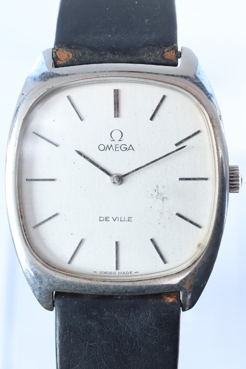 ★OMEGA オメガ DE VILLE デビル 111.0139 Cal.625 シルバー文字盤 手巻き メンズ 腕時計 稼働品 1150-TE