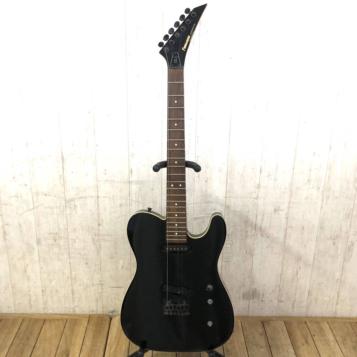 ＊FERNANDES TEJ LIMITED EDITION エレキギター ブラック 黒 弦楽器 フェルナンデス リミテッドエディション 動作未確認 現状品