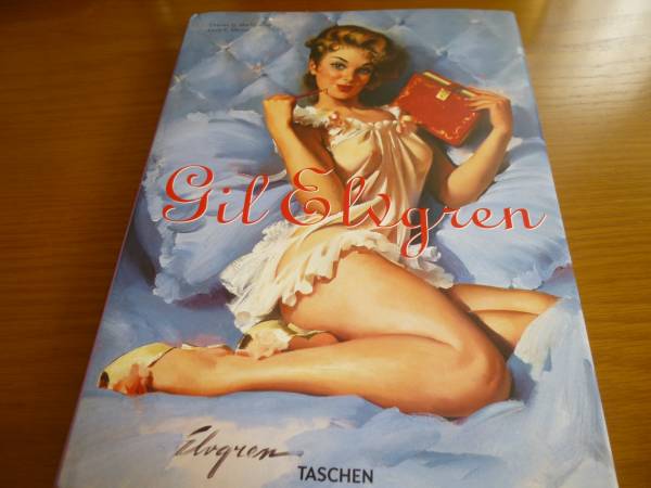 洋書ピンナップガール 作品集　豪華本 GIL ELVGREN　Ｐin-Up ジル エルブグレン　美しい絵が満載！！