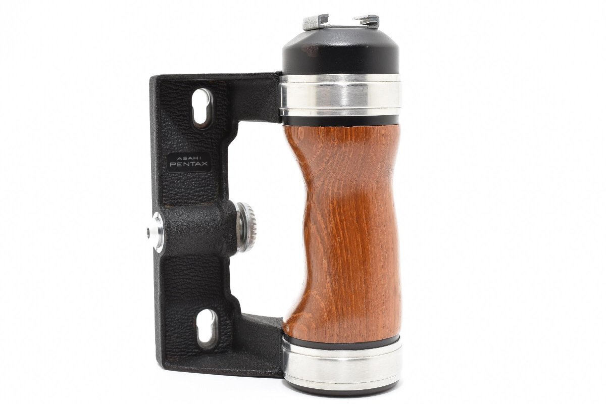 ◇◆ 極上美品 ペンタックス Asahi Pentax 6x7 ウッド ハンドグリップ 中判 6x7 67 67II バケペン 3673 ◆◇