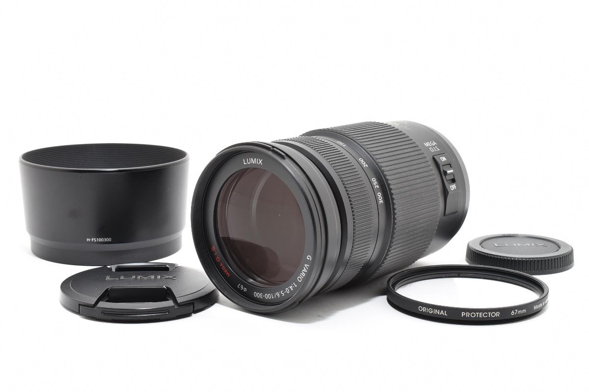 ◇◆ 極上美品 パナソニック Panasonic ルミックス Lumix G Vario 100-300mm f/4.0-5.6 Mega O.I.S. 動作確認済 3660 ◆◇