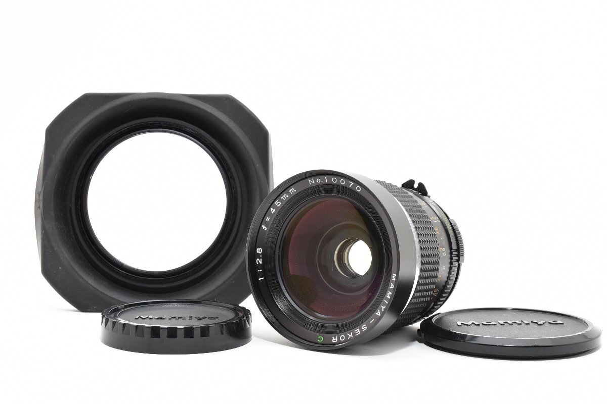◇◆ 完動極美品 マミヤ Mamiya セコール Sekor C 45mm f/2.8 中判 レンズ 645 1000S Super Pro TL 動作確認済 3730 ◆◇