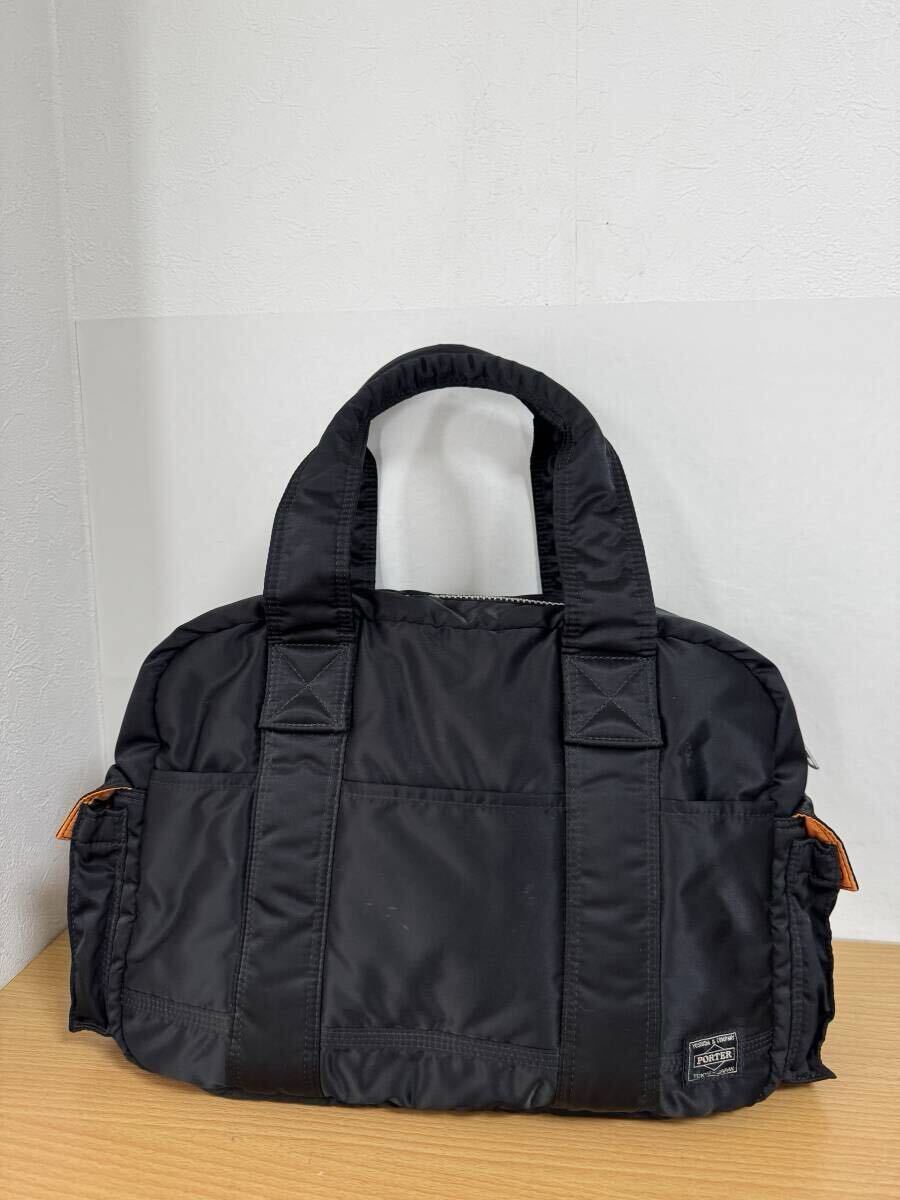 レア●新品同様●PORTER 吉田カバン ポーター タンカー TANKER DUFFLE BAG(S) ボストンバッグ ブラック