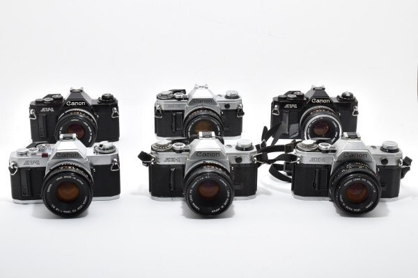 ★訳あり大特価★ キャノン CANON AE-1×3 /AV-1×3 + FD 50mm F1.8 S.Cなど ★6個まとめ★ A63 ★★ #3202 #2130 #A81