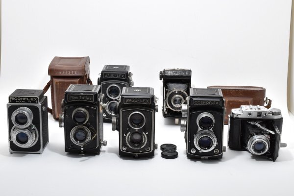 ★訳あり大特価★ ミノルタ MINOLTA Minoltaflex /二眼レフ・中判カメラ ★7個まとめ★ A12 ★★ #3204 #2130 #B44