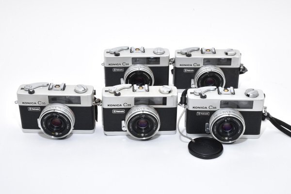 ★訳あり特上品★ コニカ Konica C35 flashmatic ★5個まとめ★《シャッターOK》A01 ★★ #3223 #1230 #B46