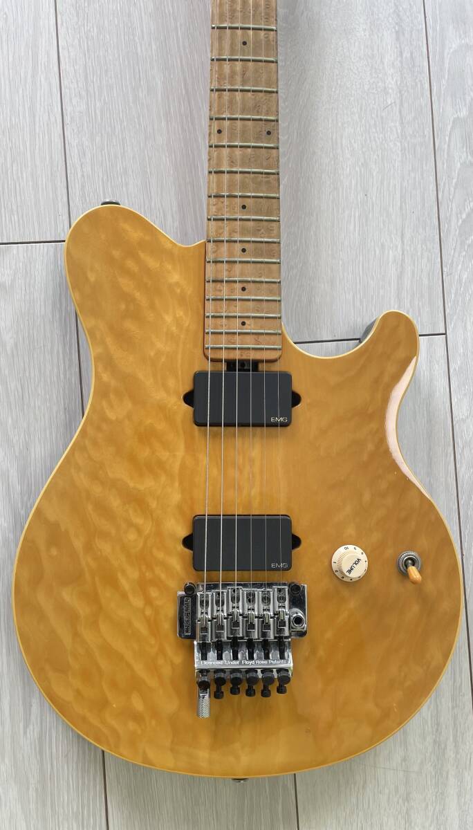 中古 エレキギター Music Man AXIS USA Translucent Gold ミュージックマン アクシス トランスゴールド musicman made in usa