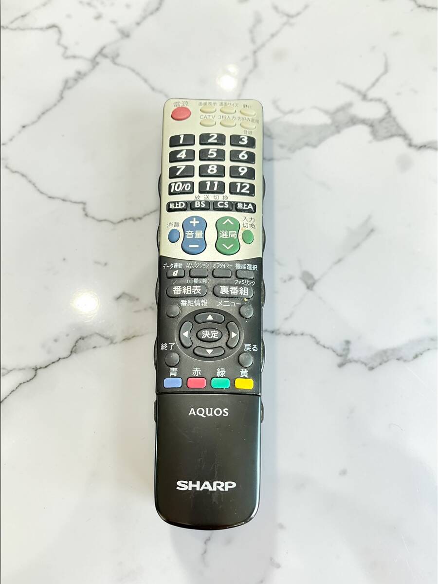 ザ・1円　ＳＨＡＲＰ　アクオス　ＴＶリモコン　ＧＡ８２６ＷＪＳＡ