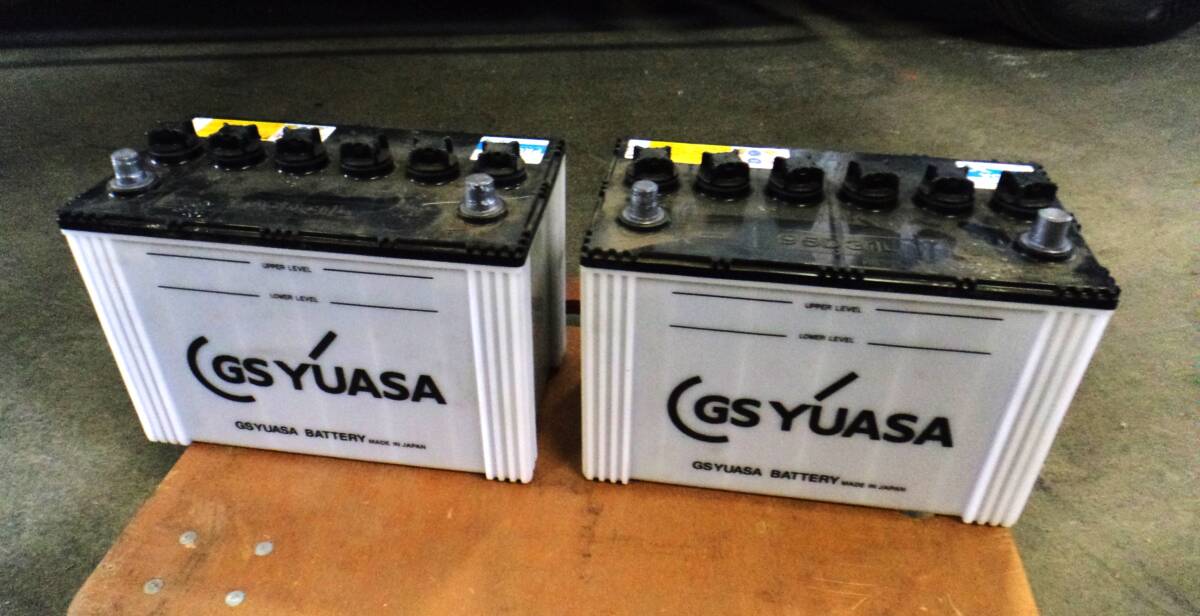 SY4331 中古バッテリー GS-YUASA 95D31L 現状品 2個セット 直接受け渡しのみ　東京町田市