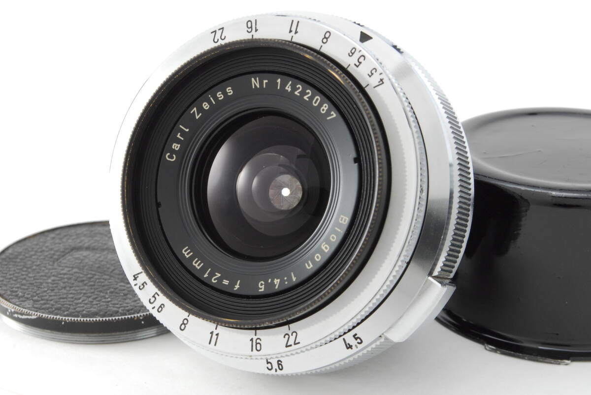 [A品] Carl Zeiss Biogon 21mm F4.5＊Contax 旧コンタックス＊コレクター品＊ビオゴン＊11484