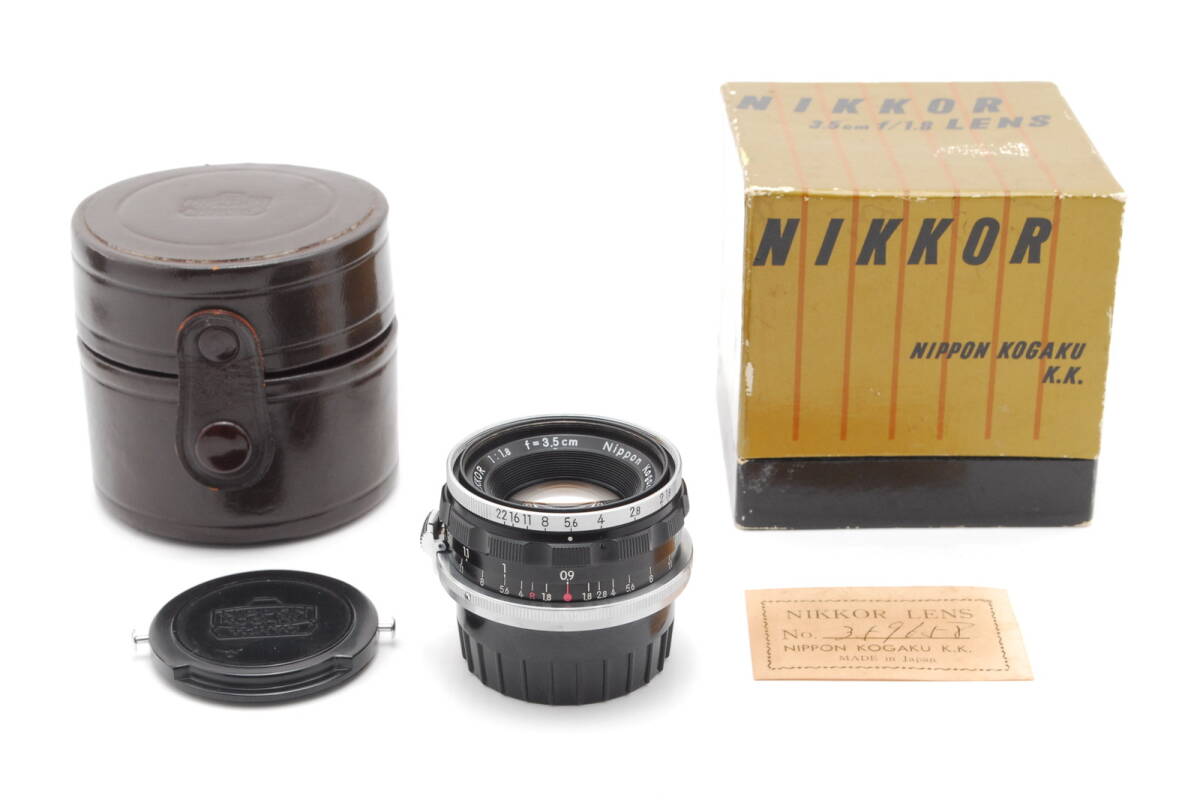 [S品] Nikon W-NIKKOR 35mm F1.8 Sマウント＊元箱＊11487