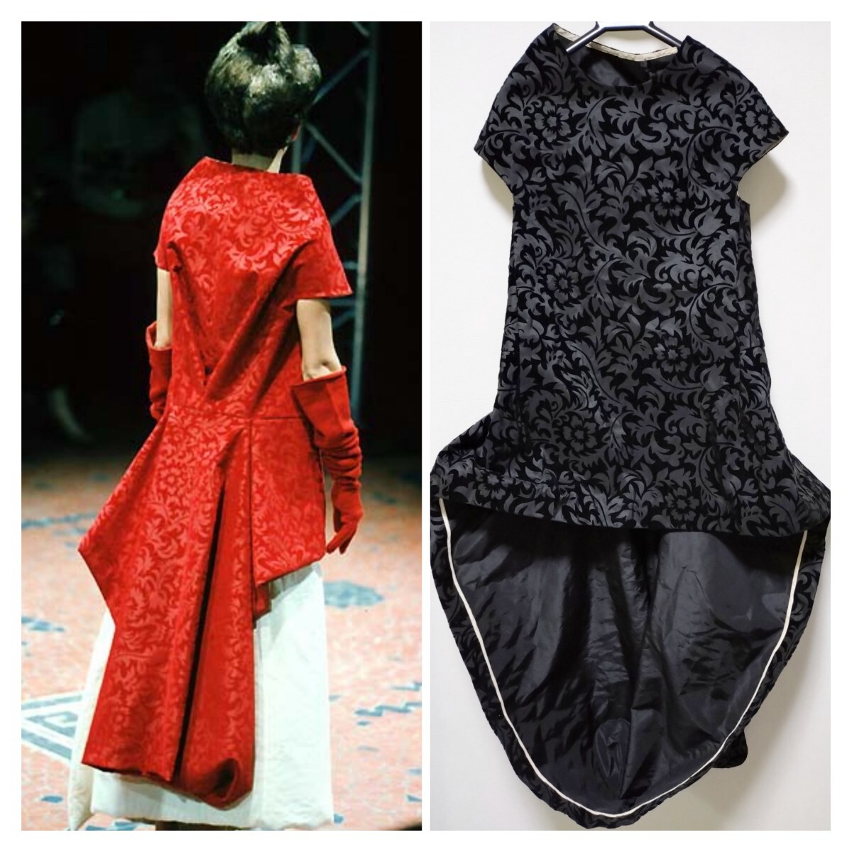 コムデギャルソン ドレス ワンピース Vintage 黒　1996aw