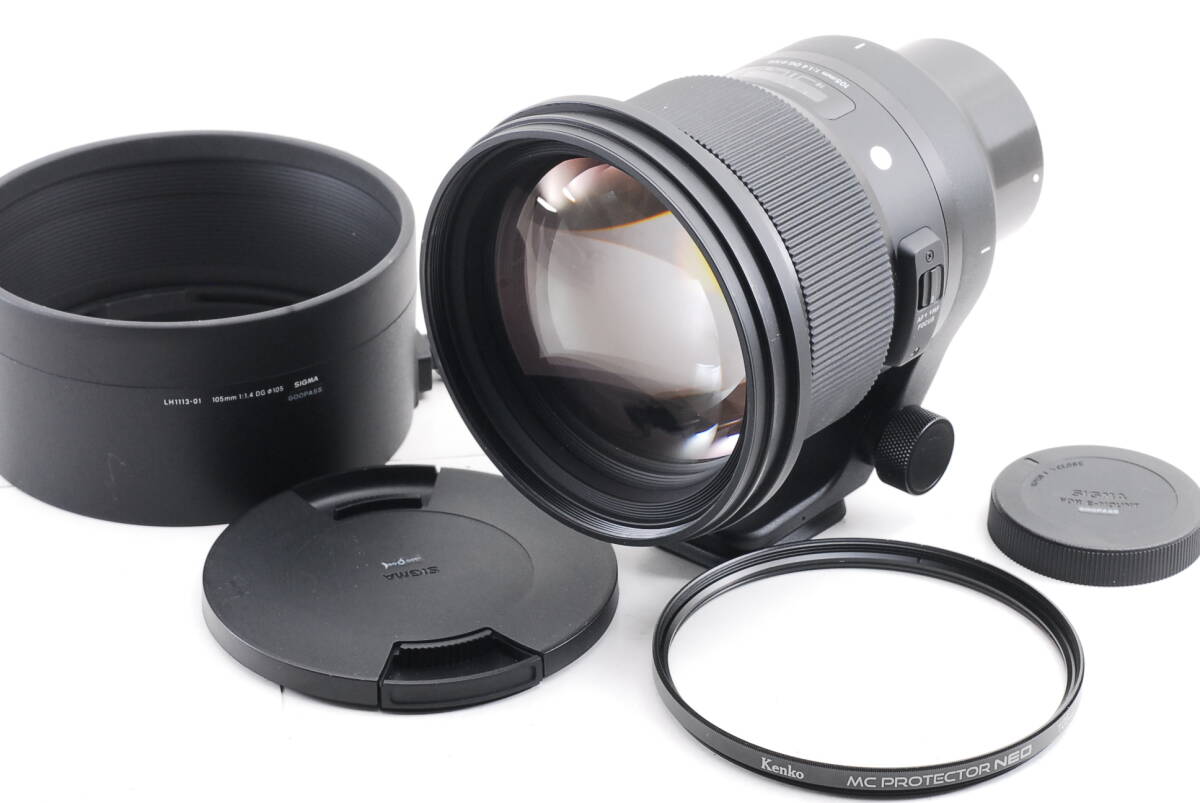 ★美品★ SIGMA 105mm F4 DG Sony シグマ ソニー Eマウント レンズ 完動 キレイ ◆2355