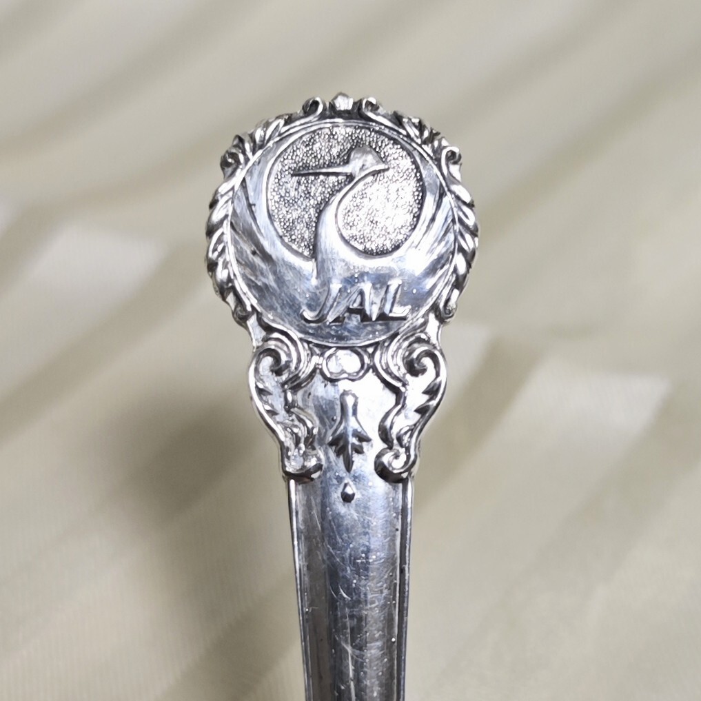 1960's JAL Japanese Airlines Silver Spoon 日本航空 昭和時代 ヴィンテージ シルバースプーン