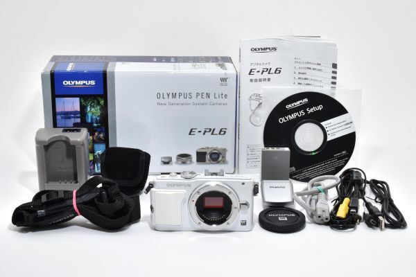 オリンパス OLYMPUS E-PL6 ホワイト ボディ 現状品 #5482A1769