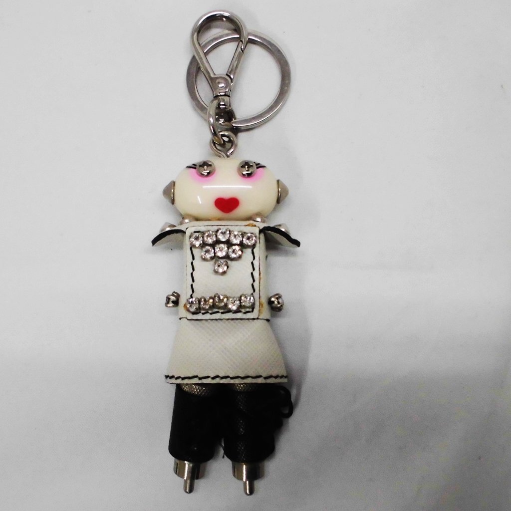 PRADA プラダ ロボット キーホルダー 腕なし 中古品 f_ｂ(j)
