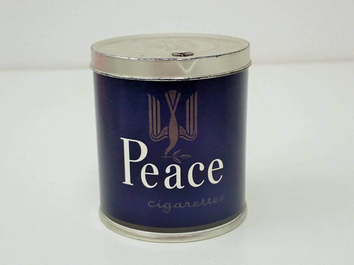 昭和レトロ 当時物 たばこ 煙草 ピース Peace ピース缶 缶ピー 空缶 日本たばこ産業　ビンテージ/K35-3