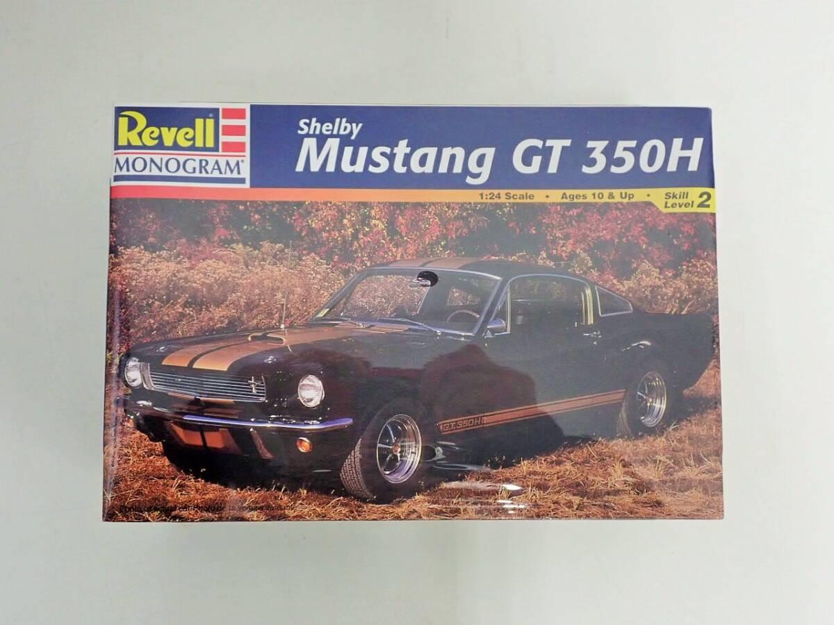 未組立 シュリンク未開封/ReveliMONOGRAMShelbyMustang GT 350H1:24 Scale レベル モノグラム Fordマスタング　プラモデルアメ車/K36-4