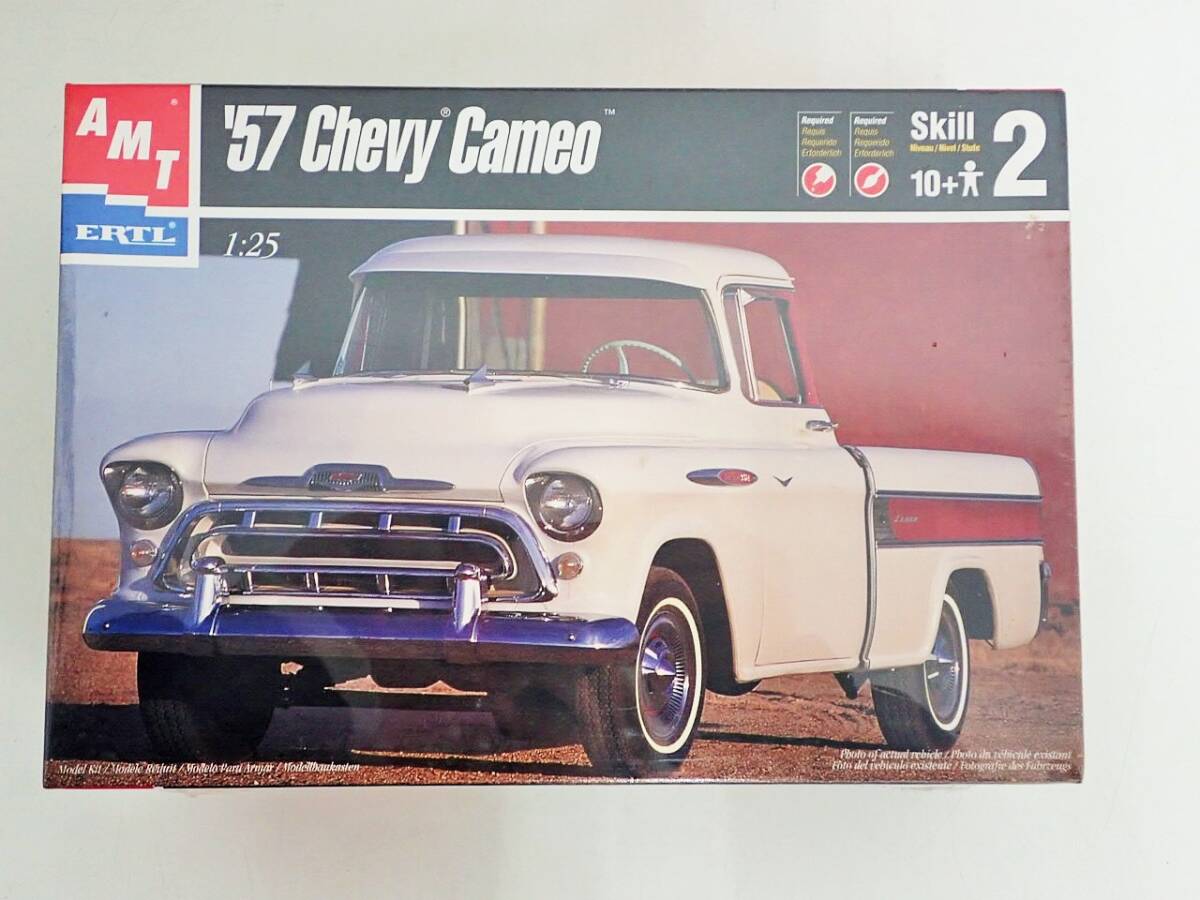 未組立 シュリンク未開封/AMT 1/25 '57 Chevy Cameo/K36-6