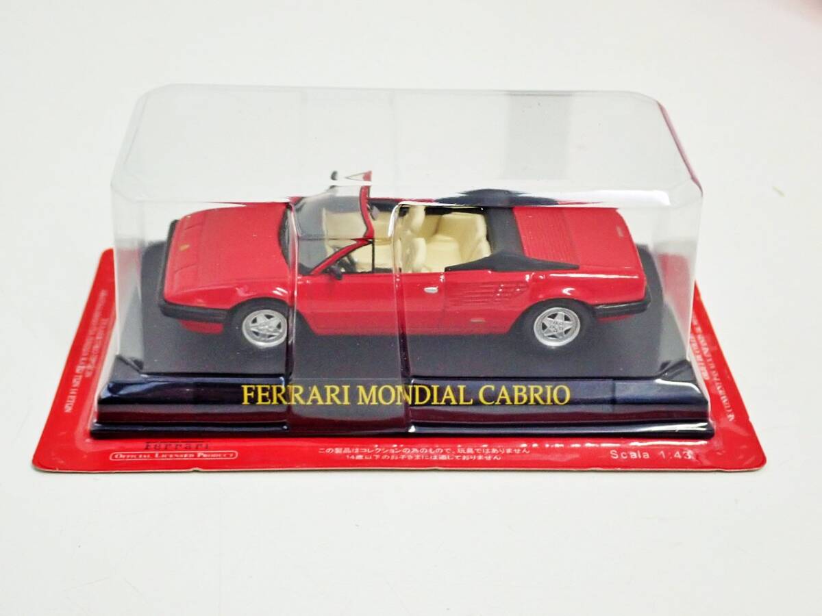 アシェット フェラーリコレクション ＃47　1/43 Ferrari MONDIAL CABRIO モンディアル カブリオレ/F-/F-38