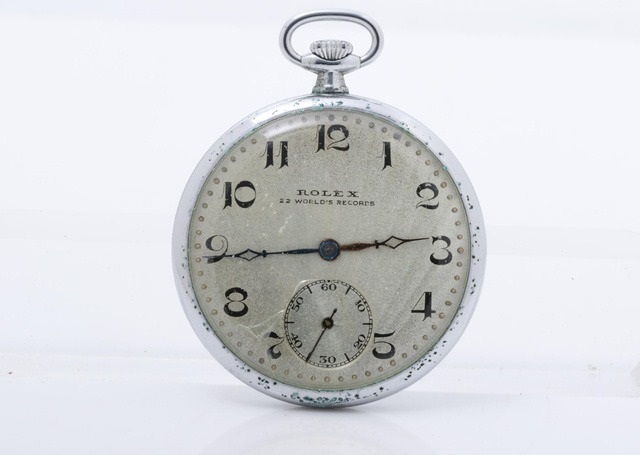 ROLEX ロレックス 懐中時計 22 WORLD’S RECORDS 手巻き アンティーク ビンテージ 動作未確認 /K31-11